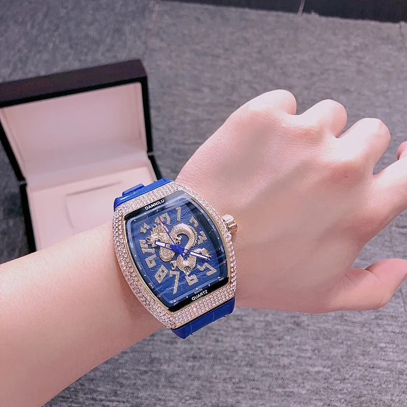 DANNILU Frank Barrel Gypsophila fm ремешок для яхты в стиле ретро полностью алмазные часы взрывы