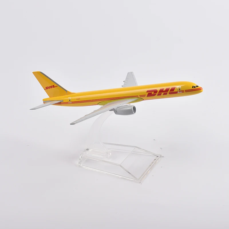 Джейсон пачка 16 см DHL Boeing 757 модель самолета Модель самолетов литья под давлением
