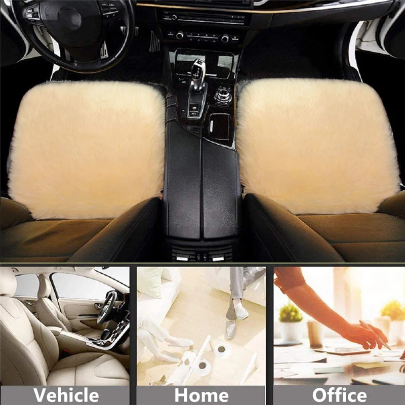 Karcle автомобильные чехлы на сиденья 6 см длинная плюшевая меховая накидка для