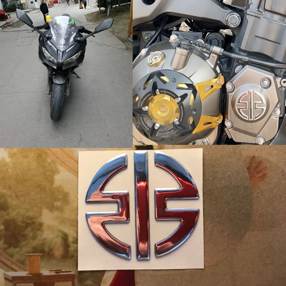 3D ПВХ светоотражающий сильный клей боковая крышка обтекатель Логотип эмблема