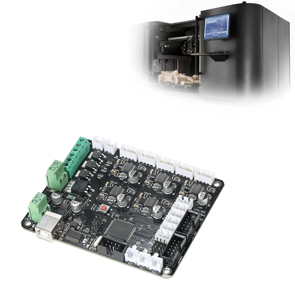 

New MKS Base V1.5 3D Printer Controller Board Mainboard Motherboard Driver Board Replace for Ramps 1.4 + Mega 2560 + A4988