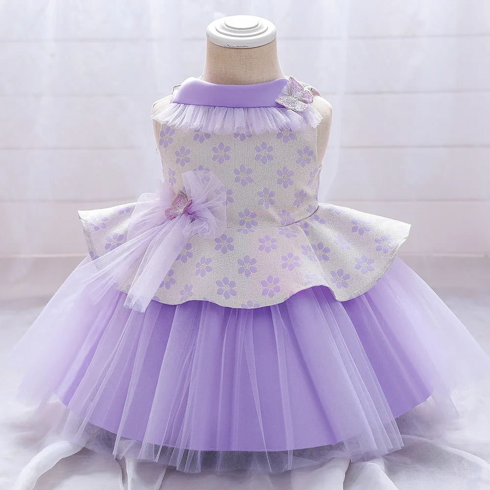 

Lush 2021 Sequins Tutu Princess Dress Baby Toddler Girls Formal Evening Wedding Party Gown Bow Children Clothing Girl Clothes