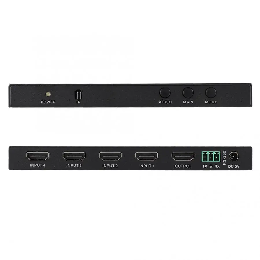 Аудио кабель 100 240 в HDMI 4x1 Quad мульти просмотра видео сплиттер бесшовный