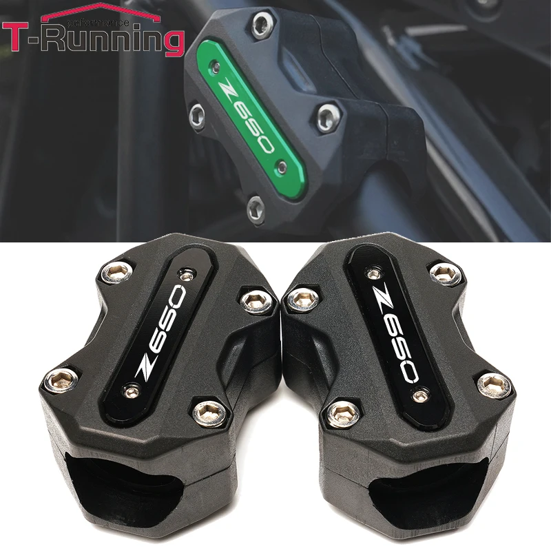 

Аксессуары для мотоциклов, защита двигателя, бампер, декоративный блок, полоса для Kawasaki Z650 Z 650 2017 2018 2019 2020 2021