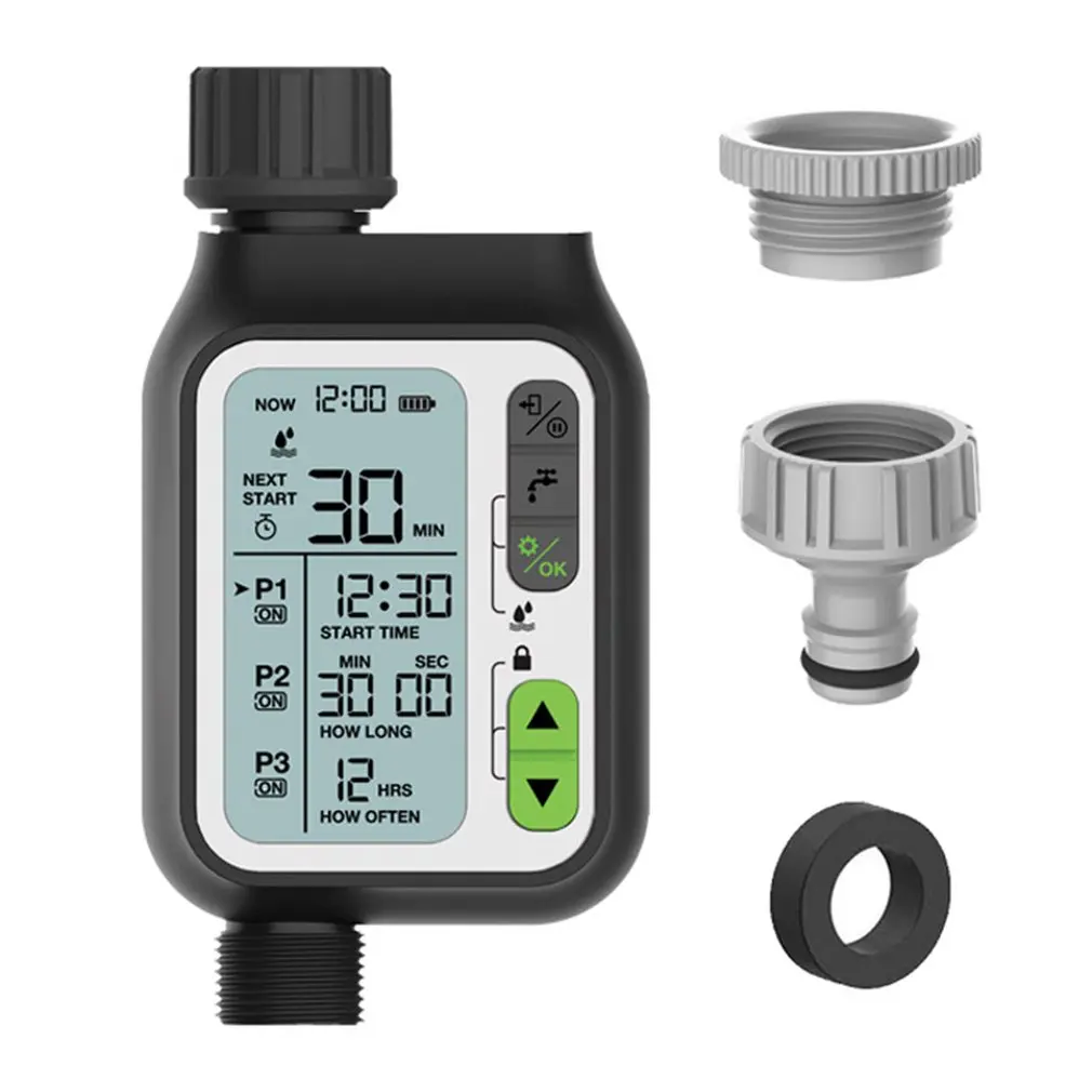 

Watering Timer with Rain sensor Irrigation Timer Waterproof Water Level Sensor Automatic Watering System Irrigation Controller