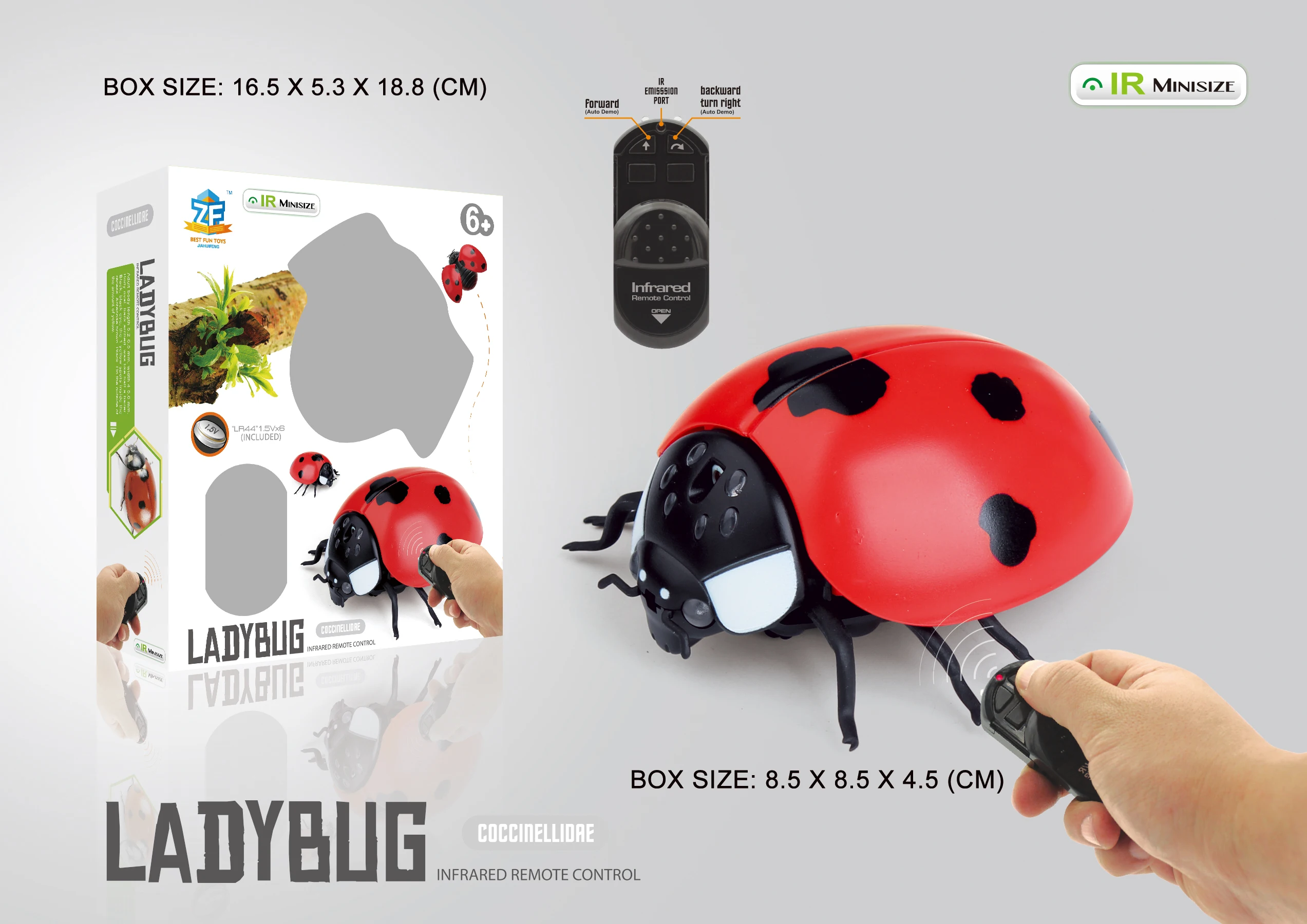 

Infrared Remote Control Ladybug Remote Control Toy