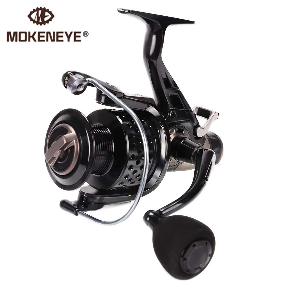 

Большая Металлическая Рыболовная катушка, спиннинговая катушка с регулируемой ручкой, катушка для лески, передние и задние тормоза, левая/п...