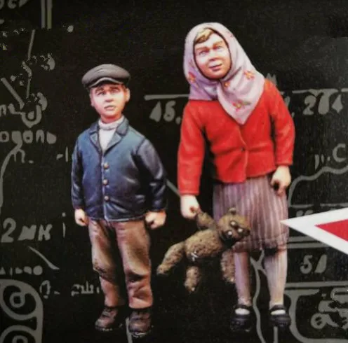 1/35 модельная фигурка из смолы разобранный Неокрашенный набор 1024|Наборы для