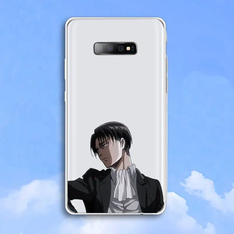 

Japan anime Attack on Titan Phone Case Transparent For Samsung Galaxy A 71 21s S note 8 9 10 plus 20 ultra