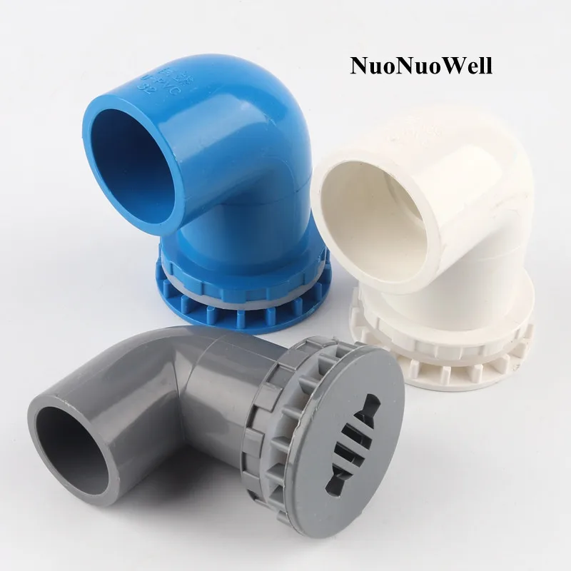 Соединители трубы из ПВХ для аквариума 32 мм 1 шт.|Соединители садового