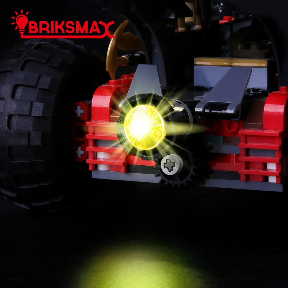 BriksMax Led Light Up Kit для 70677 Ninja Go Land Bounty строительные блоки комплект освещения(не включает модель