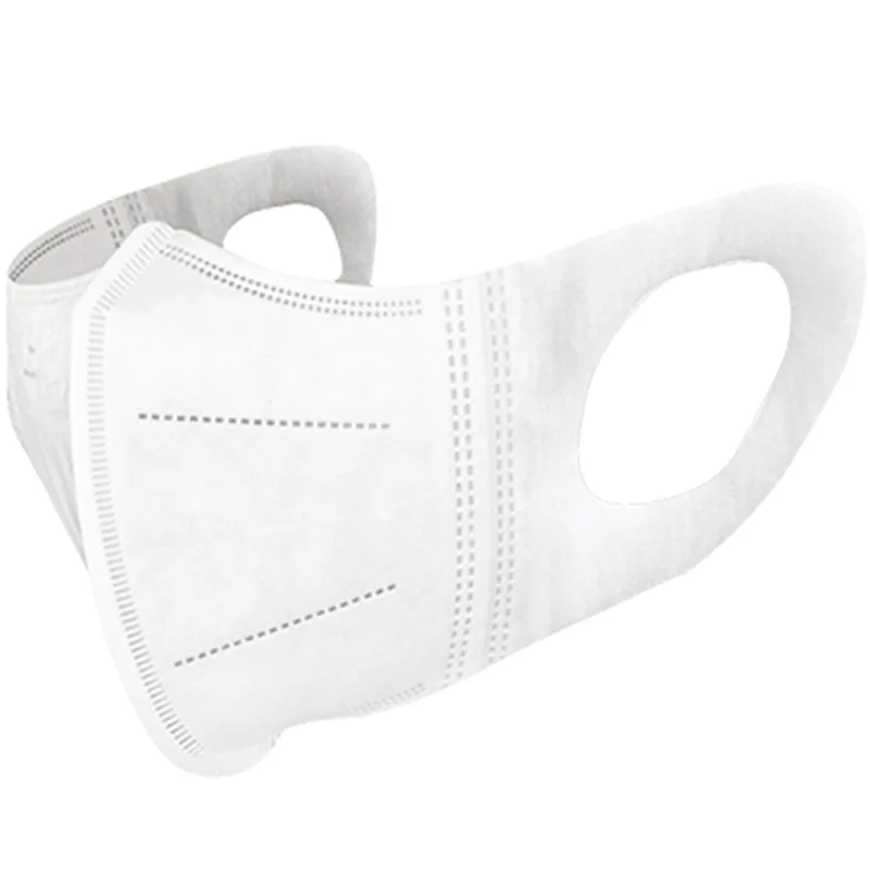 3D Stereo Disposable Face Mask for Adult Children 3-Layer with MeltBlown Dust-Proof Breathable Protective Mouth Masks White | Красота и