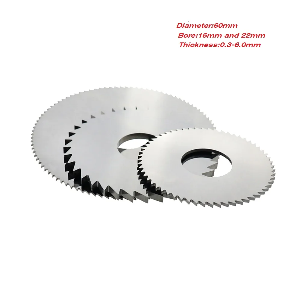 1 шт. 60 мм вольфрамовый стальной Фрезерный резак/твердосплавные дисковые пилы