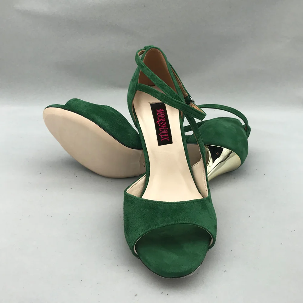 Пикантные танцевальные туфли фламенко Аргентина Танго практичные MST6291DRSL кожаные