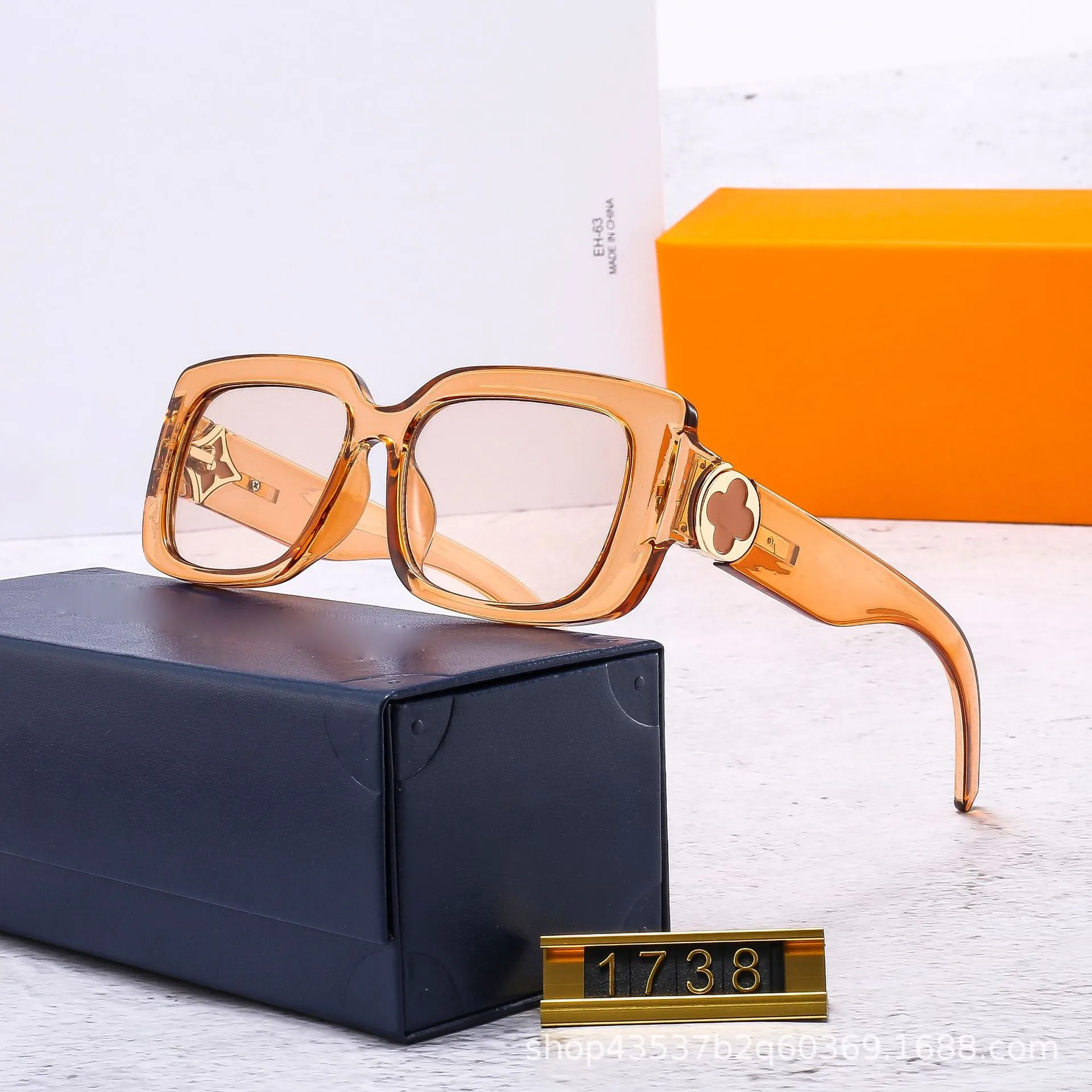 

Original Designer Brand Fashion Men Women Frame Polarized Sunglasses Square UV Protection Shades Glasses Women Outdoor Eyewear