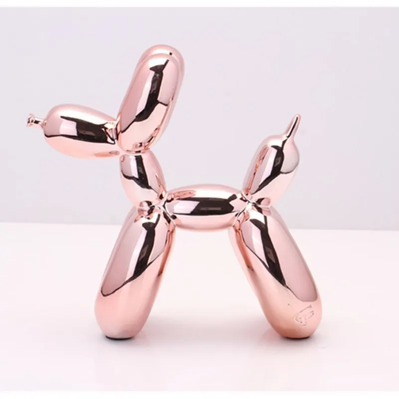 Jeff Koons блестящие воздушные шары статуя собаки моделирование собаки Животное Искусство Скульптура Смолы ремесленника украшения дома аксессуары