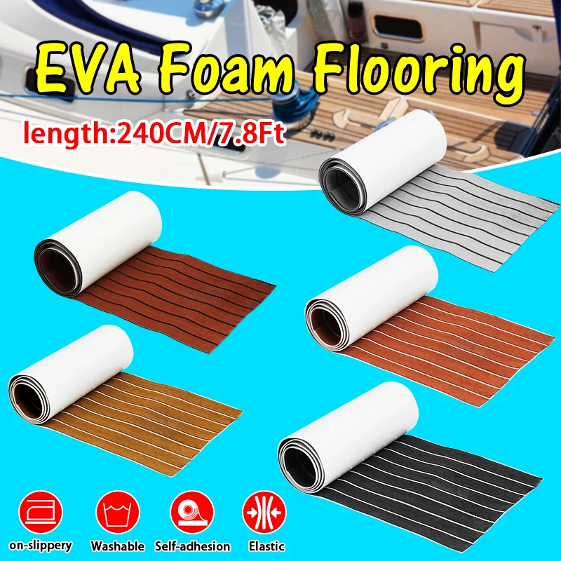 

Self-Adhesive EVA Foam Boat Marine Boat Flooring Faux Boat Teak Decking Sheet Accessories Marine