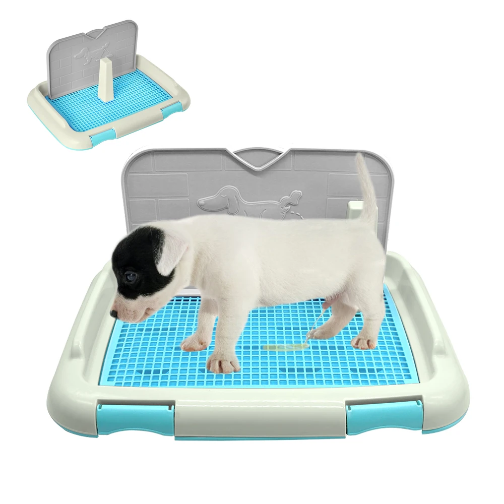 Bandeja de inodoro de entrenamiento para perros y gatos, orinal de interior, accesorios para perros peque&ntilde;os, productos para mascotas-0