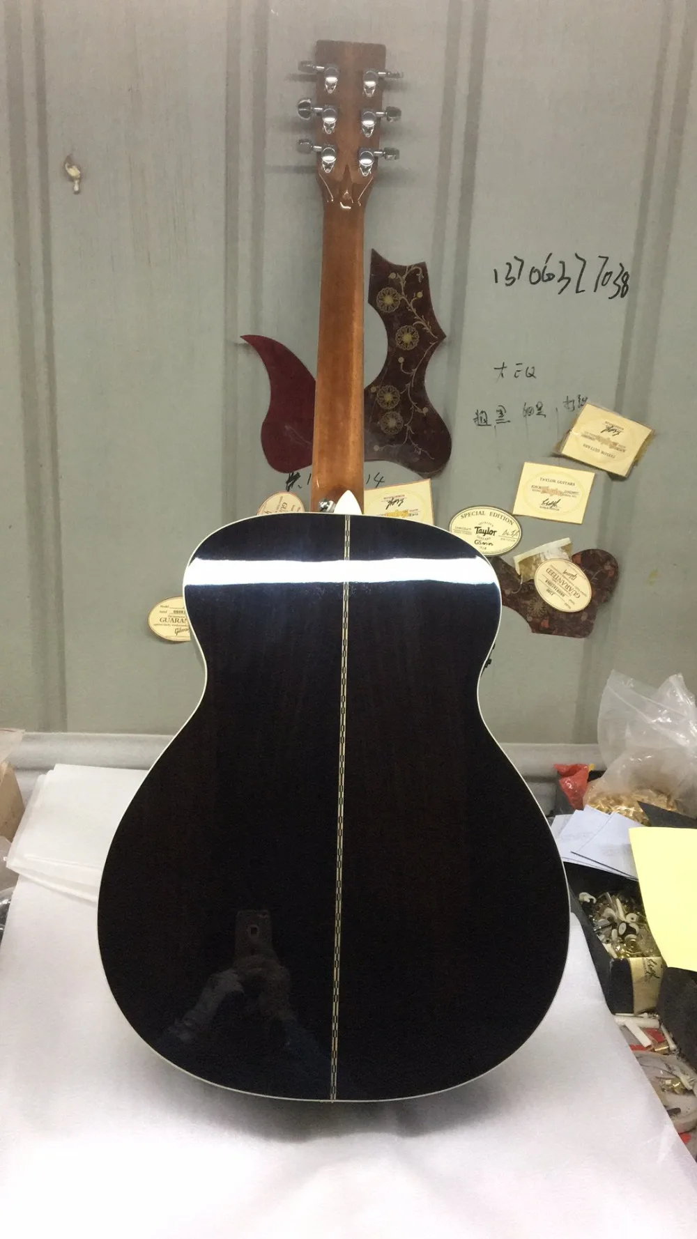 OM28 Акустическая гитара OM-28 Акустическая Электрогитара круглый корпус Классическая OM Акустическая гитара твердая верхняя гитара
