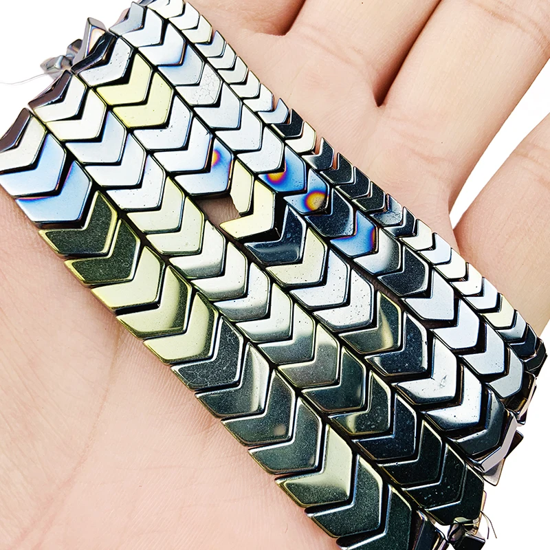 

Green Arrows Shape Hematite Natural Stone Handmade Loose Beads 4/6/8/10mm For Trendy Jewelry Making Diy Accessories Wholesale