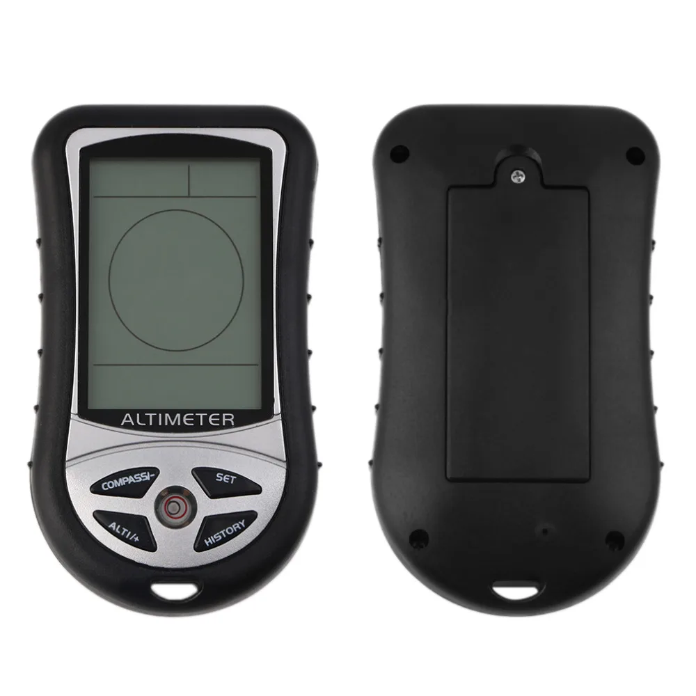 8 в 1 цифровой ЖК компас альтиметр барометр Термо Температура часы календарь для