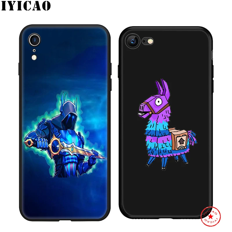 IYICAO Stash Llama skull trooper Omega Soft Case for iphone 11 Pro Xr Xs Max 6 6s 7 8 Plus 5 5s Se Silicone TPU |