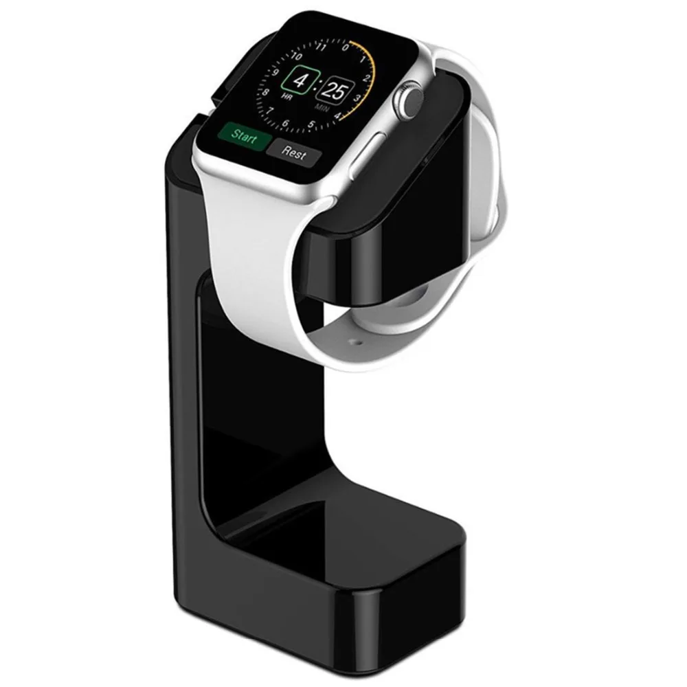 stand holder For Apple Watch band 7 6 SE 5 4 44mm 40mm iWatch strap 42 38 45 41 Charger Station Plastic Bracket watch accessory
