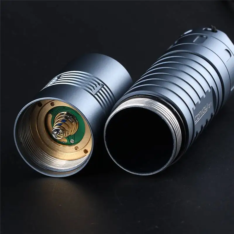 Gray Convoy S11 SST40 6500K 6A 26650 18650 2300lumens Flashlight 4 Modes LED Torch for Camping Hunting Lantern Lamp | Лампы и