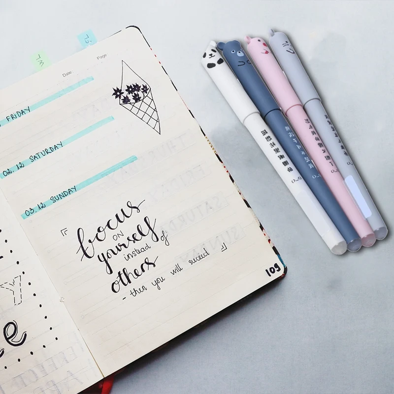 Ручка гелевая со стираемыми чернилами 0 35 мм 4 шт./компл. |