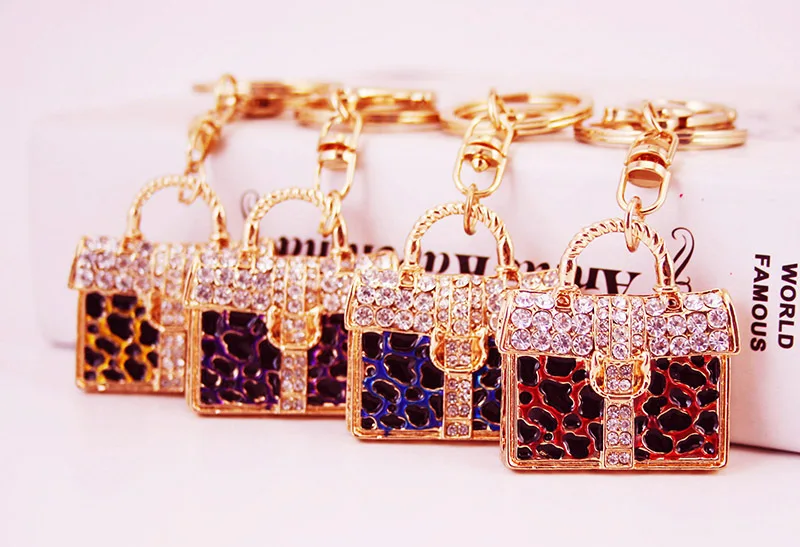 

2021 Новое поступление брелок творческий с украшением в виде кристаллов Сумочка Shaped брелок Стразы кошелек для промо-акций, логотипы марок маш...