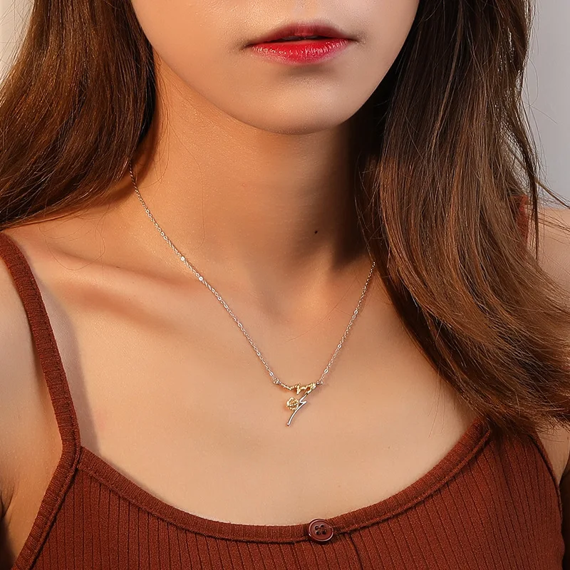 Женское ожерелье из серебра 925 пробы с подвеской космическая планета | Украшения