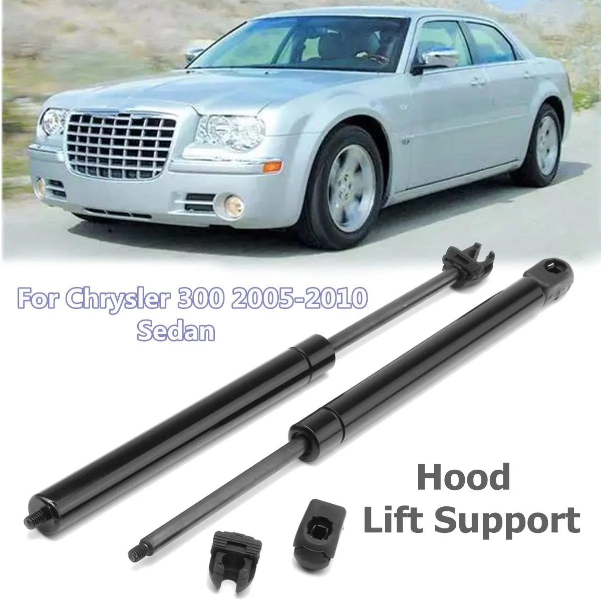 2 шт. 340 мм Автомобильный передний капот подъемник амортизационные газовые стойки