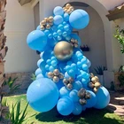 123 шт. светильник Светло-Голубые латексные воздушные шары