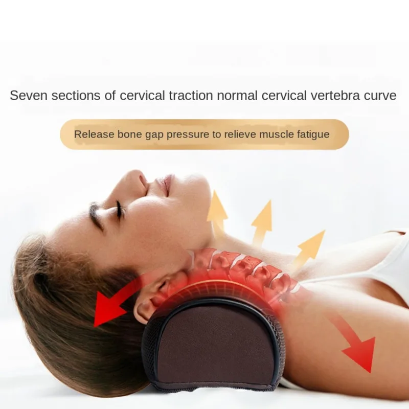 

Temperature controlled health care pillow wormwood hot compress neck massage instrument special pad for repairing cervical spine
