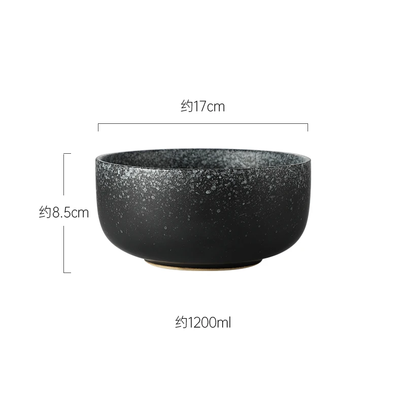 

Creativity Ceramic Bowls Special Non Slip Vintage Ramen Bowl Instant Noodles Personality Bowl Ceramica Kitchen Supplies DK50BS