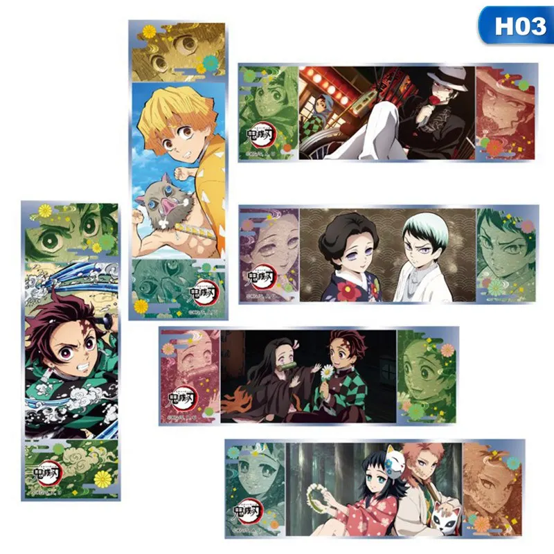 

6/7/32PCS Anime Demon Slayer: Kimetsu no Yaiba Stickers for Car Laptop Bicycle DIY Waterproof Stickers Collective Cards