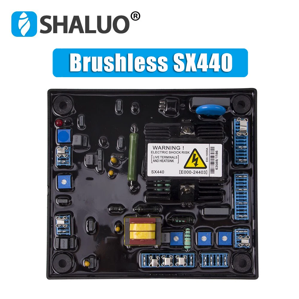Controlador de Tensão Automático Sx440 Avr Placa Estabilizadora de Controle de Tensão Estável sem Escovas Genconjunto a Diesel kw Reguladores de tensão/estabilizadores