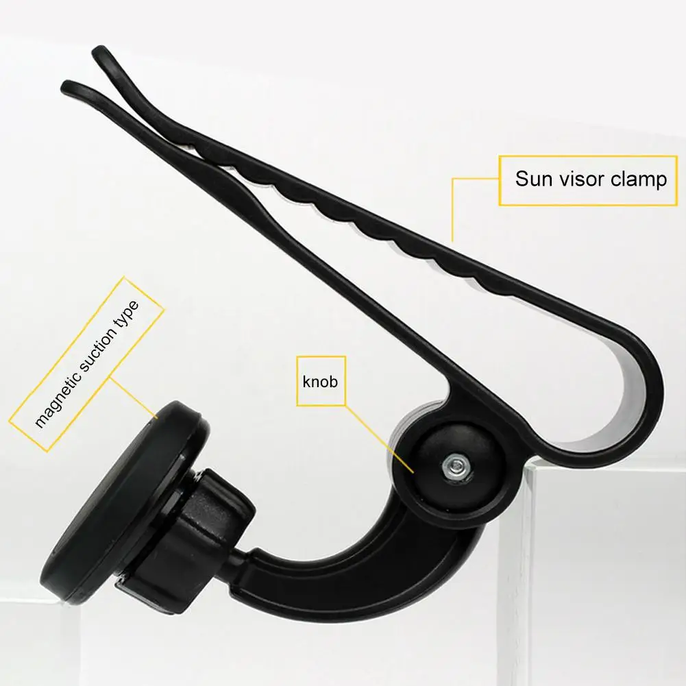 

Universal Car Navigation Phone Holder Universal Multifunctional Sun Visor Strong Magnetic Phone Holder