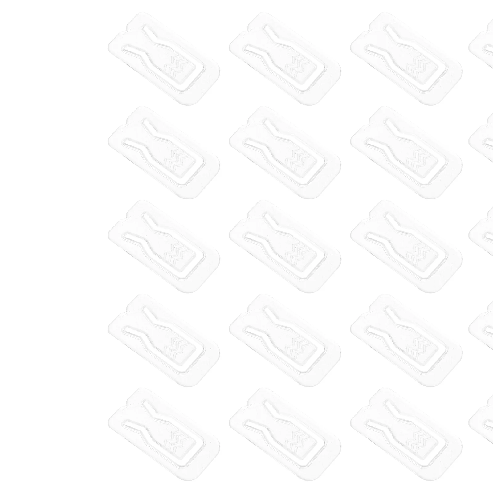 

500 шт. креативные пластиковые зажимы, прозрачные зажимы для рубашек