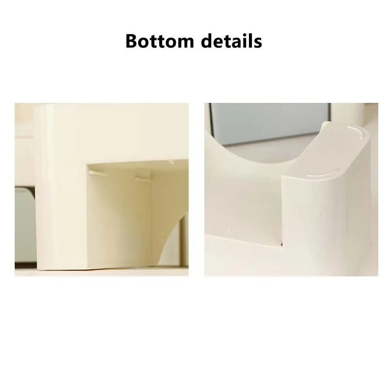 

Drawer Storage Cabinet Makeup Organizer Box Jewelry Necklace Nail Polish Earring Plastic Home Desktop Organizer For Cosmetics