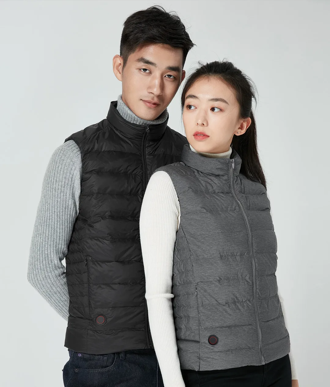 Xiaomi Cottonsmith Графеновый умный терморегулирующий пуховый жилет с 4 передачами для мужчин и женщин, теплая одежда