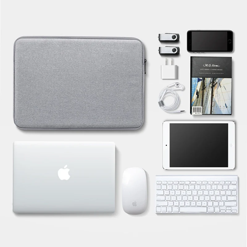 

Laptop Sleeve Case 13 14 15.4 15.6 Inch Shockproof cover Case Notebook bag Carrying Bag for XiaoMi Macbook Air Pro 13.3 HP DELL