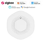 Умный датчик температуры и влажности Tuya Zigbee3.0, совместимый с Alexa Google Home Smart Home