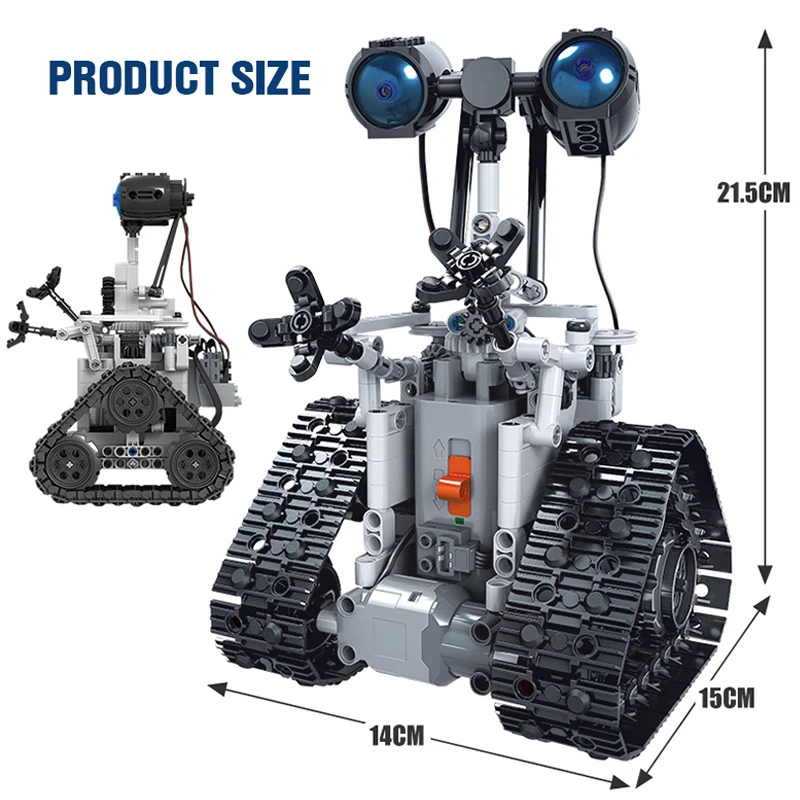 Конструктор MOC Technic Robot развивающий конструктор с дистанционным управлением для