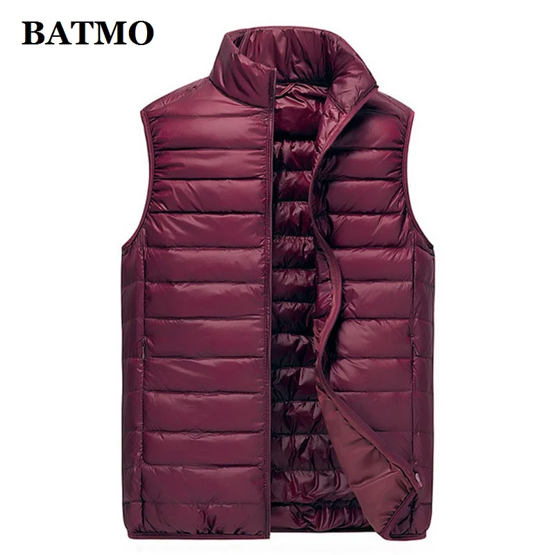 Новое поступление куртки BATMO на белом утином пуху мужской Осенний жилет большой