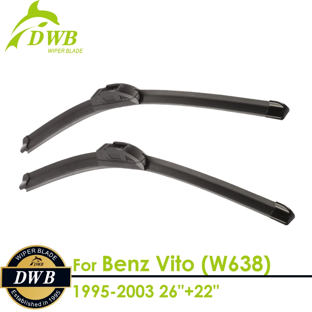 Щетки стеклоочистителя для Mercedes-Benz Vito (W638) 1995-2003 26 &quot+ 22&quot 2 шт. Бесплатная
