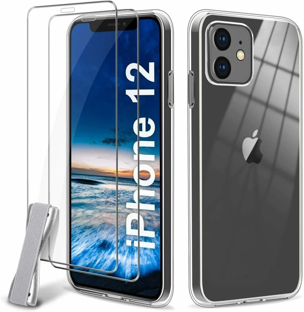 

Vitre Film Verre Tremp + Coque iPhone 12 Mini 12 Pro Max 11 XS XR 7/8/6/SE