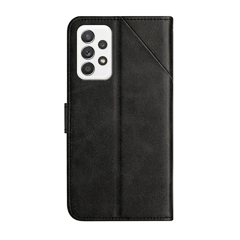 solid color cross leather case for samsung galaxy a72 5g a726 sm a726b coque a72 4g a725 luxury magnetic wallet flip cover free global shipping