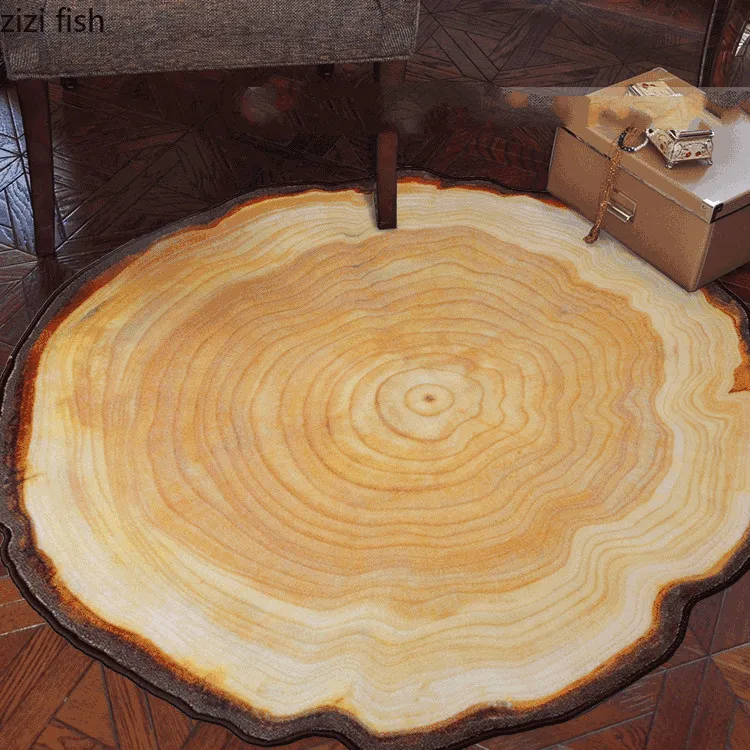 Круглый круглый ковер для гостиной домашний декор минималистичный спальни