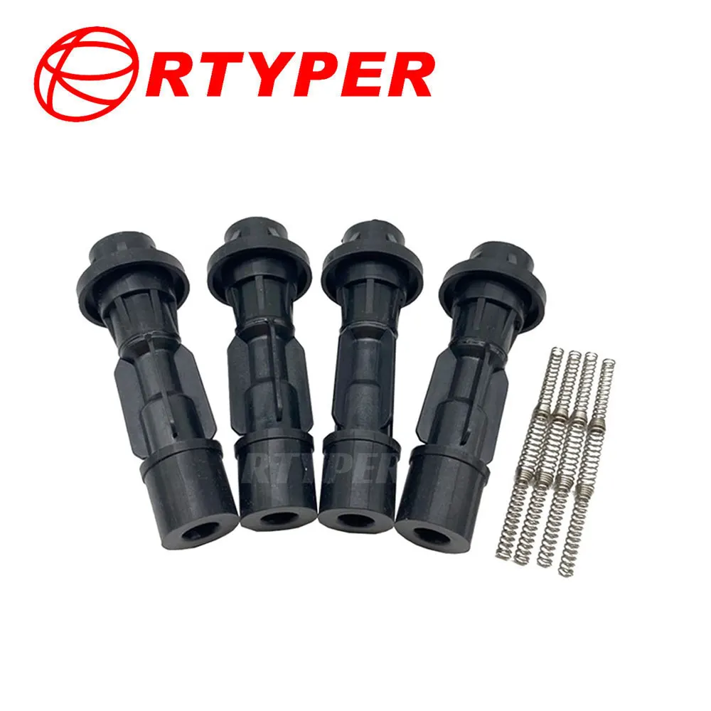 

4 Pcs 6E5G-12A366 029700-8391 Ignition Coil Rubber Boots R26247